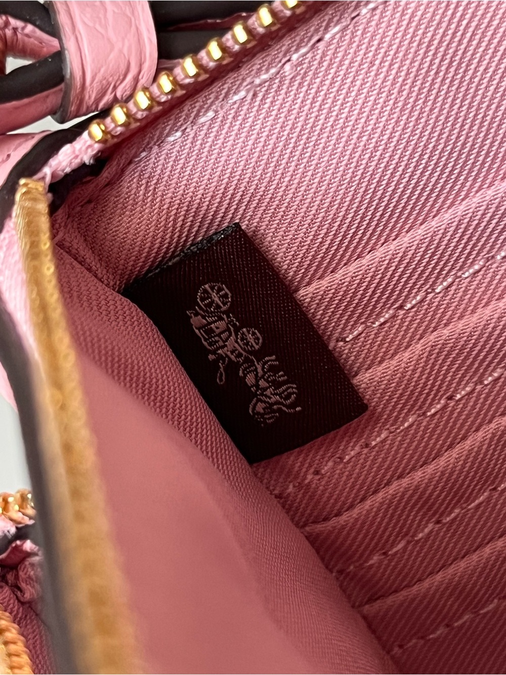 Coach Double Zip Wristlet In Signature Denim - Picture 7 of 8